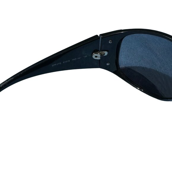 Prada SPR 07G Black Oversized Sunglasses Frames - Picture 6 of 9